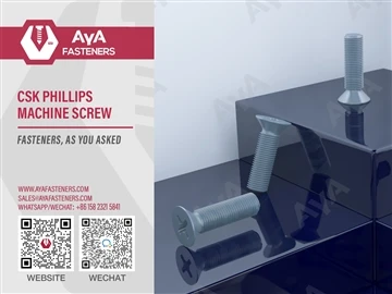 AYA FASTENERS Guide|CSK Phillips Machine Maszine Adwantages A Aplikacyje
